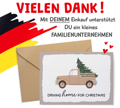 Weihnachtskarten "Cozy Christmas" Made in Germany