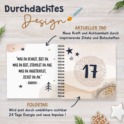 Adventskalender Achtsamkeit Beispiel Innenansicht