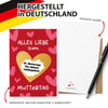Ansicht Rubbelkarte Muttertag Herz Gold