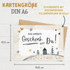 Karte "Das größte Geschenk bist Du!" Format DIN A6