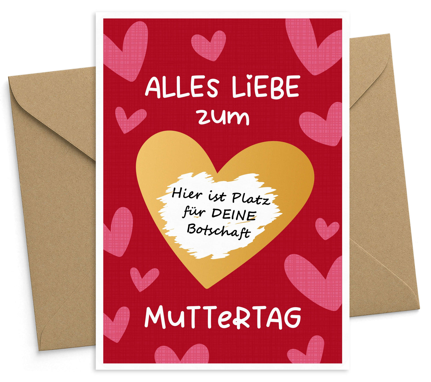 Muttertagskarte Rubbelkarte Muttertag Alles Liebe zum Muttertag