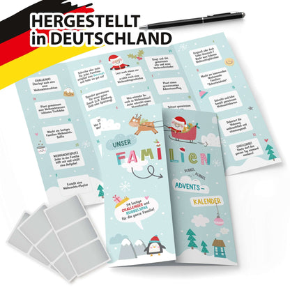 Adventskalender zum Rubbeln Qualität Made in Germany