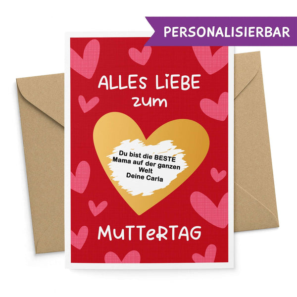 Rubbelkarte Muttertag online gestalten