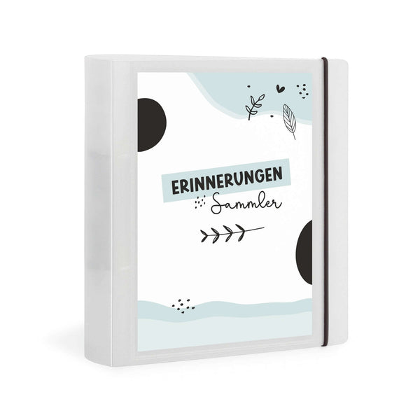 A5 Ordner mit Erinnerungen-Cover von vorne
