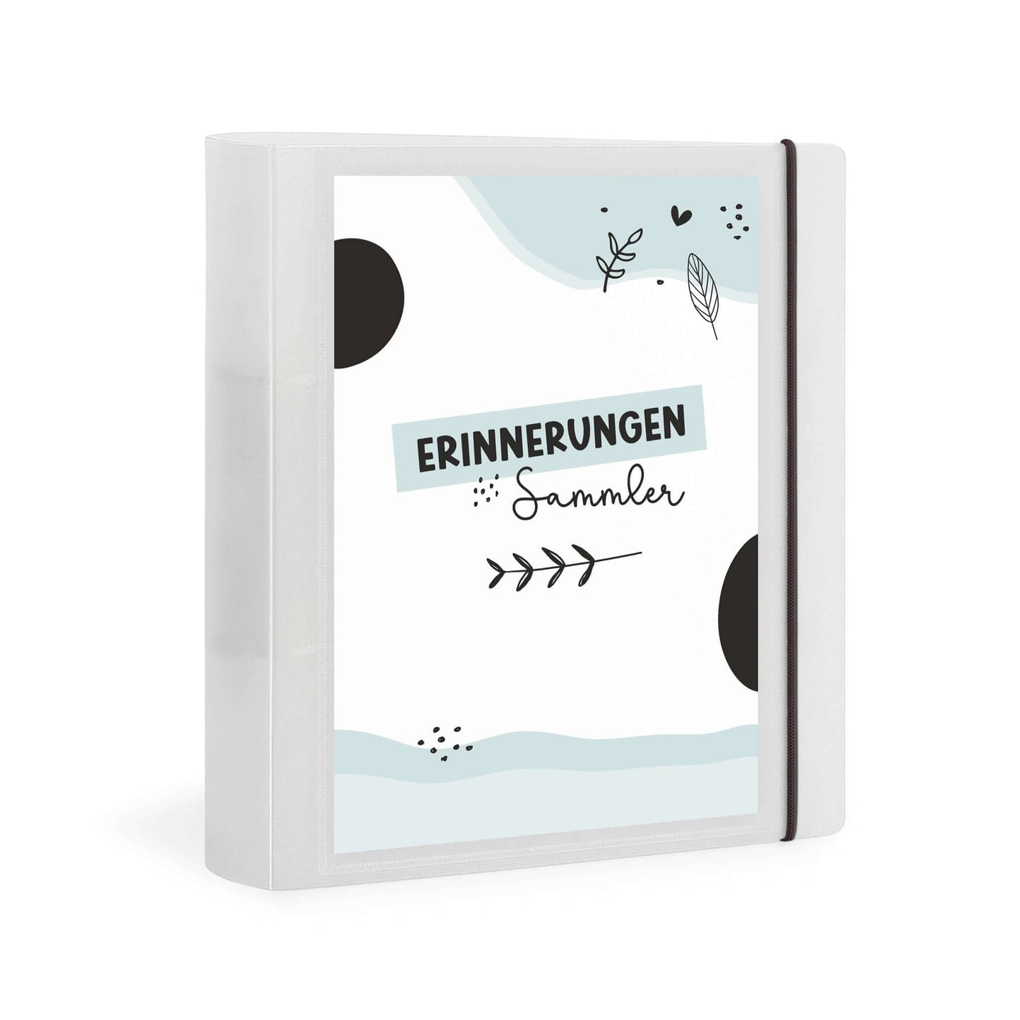 A5 Ordner mit Erinnerungen-Cover von vorne