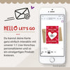 Vorschau der personalisierten Karte auf dem Smartphone