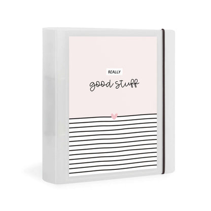 DIN A5 Ordner „Good Stuff“ Vorderseite mit Wechselcover
