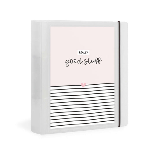 DIN A5 Ordner „Good Stuff“ Vorderseite mit Wechselcover