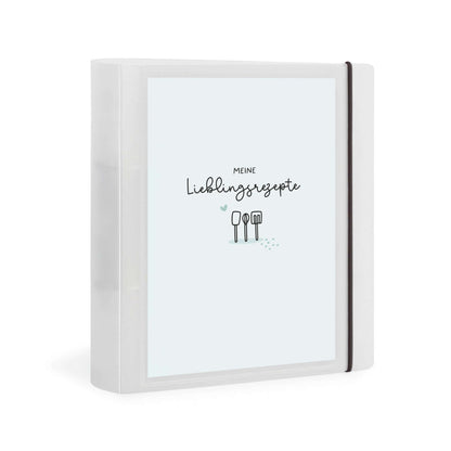 Flexibook Rezeptordner A5 mint mit Cover „Meine Lieblingsrezepte“
