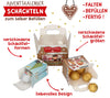 Adventskalender zum Befüllen "Weihnachtsmarkt" Schachteln Anwendungsbeispiel