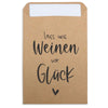 Freudentränen Taschentücher Hüllen Krafpapier braun Lass uns weinen vor Glück