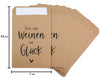 Freudentränen Taschentücher Hüllen Krafpapier braun Lass uns weinen vor Glück Maße