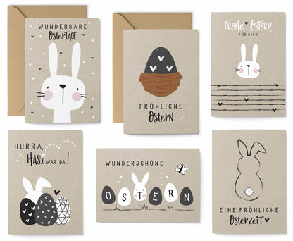 Postkarten für Ostern - Osterkarten Set "Kraft"